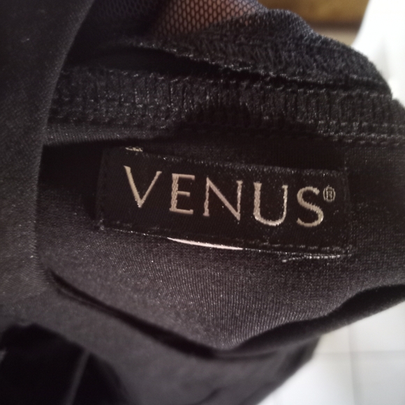 VENUS Black Sheer Detail Top - Picture 2 of 3